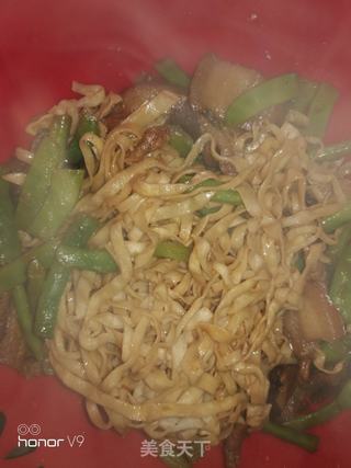 豆角香菇蒸面的做法步骤:12