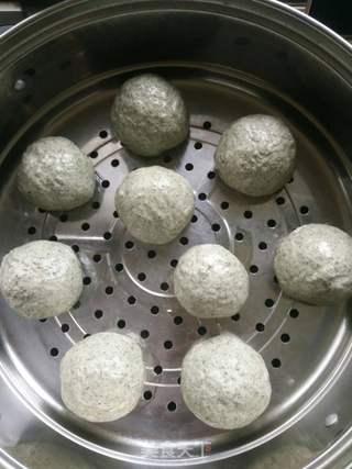 红豆沙青团的做法步骤：13