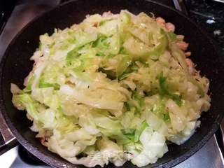 鸡丝虾仁炒面的做法步骤:11