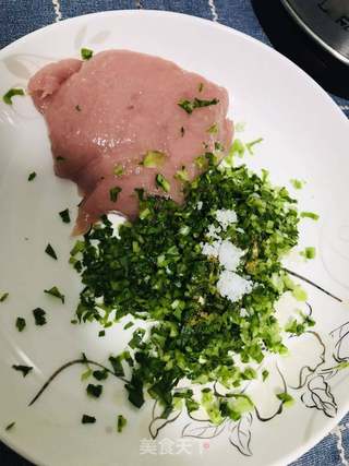 鲜肉云吞“野菜”的做法步骤:2