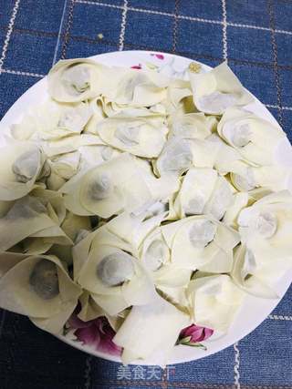 鲜肉云吞“野菜”的做法步骤:9