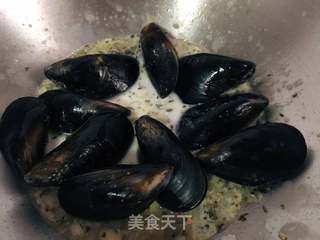 法式白葡萄酒贻贝的做法步骤:7
