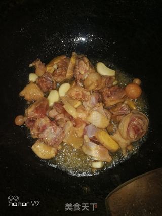 鸡肉豆角焖面的做法步骤:4