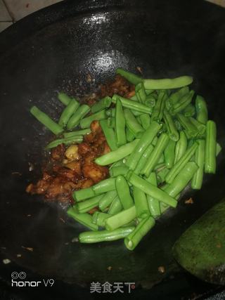 鸡肉豆角焖面的做法步骤:6