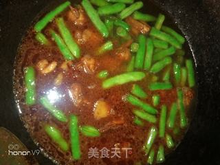 鸡肉豆角焖面的做法步骤:7