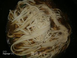鸡肉豆角焖面的做法步骤:10