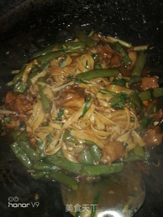 鸡肉豆角焖面的做法步骤:14
