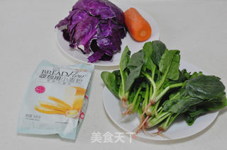 彩色薄饼的做法步骤：1