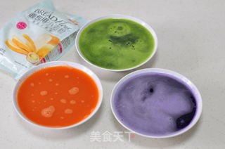 彩色薄饼的做法步骤:2
