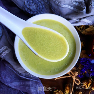 翡翠小米粥的做法步骤:9