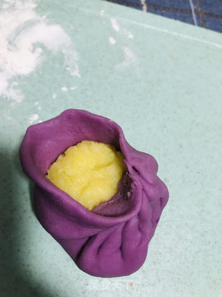 绿豆沙包子的做法步骤:10