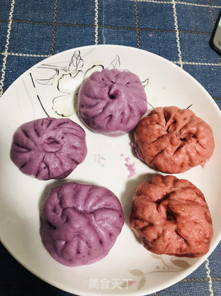 绿豆沙包子的做法步骤:13