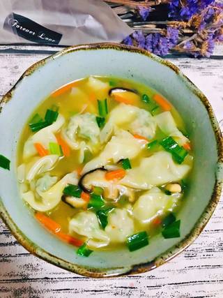 鲜肉云吞“野菜”的做法步骤:16