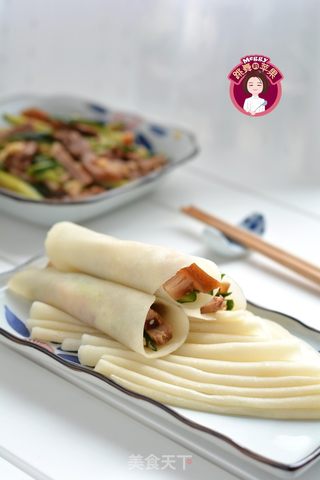 蒸薄饼的做法步骤：12