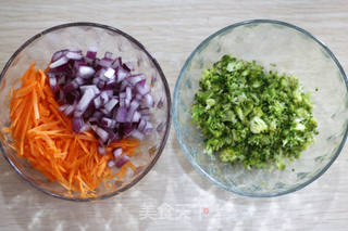 西兰花鸡肉条的做法步骤：2