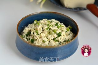 小葱拌豆腐的做法步骤:6
