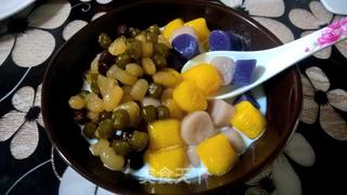 椰汁蜜豆芋圆的做法步骤:8