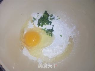 野菜一一野芹菜煎饼的做法步骤：3