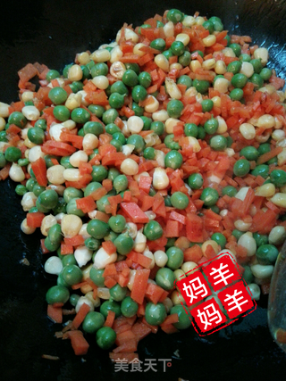 小圆椒芝士饭的做法步骤:3