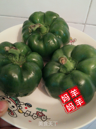 小圆椒芝士饭的做法步骤:4