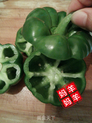 小圆椒芝士饭的做法步骤:5