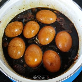 卤猪头肉+卤蛋的做法步骤:10