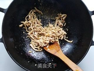 芹菜炒肉丝的做法步骤:7