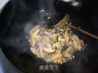 蚝油双菇西兰花的做法步骤:12
