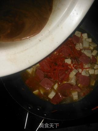 #春时正好#火腿豆腐羹的做法步骤:9