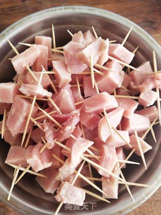 牙签肉的做法步骤:3