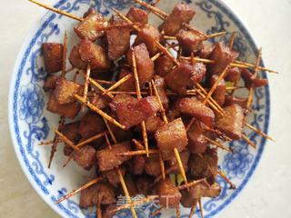 牙签肉的做法步骤:7