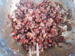 马齿苋酱肉包的做法步骤:6