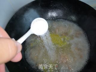 西兰花火腿疙瘩汤的做法步骤:7