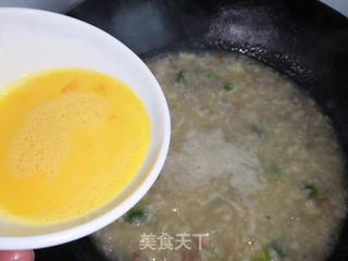 西兰花火腿疙瘩汤的做法步骤:13