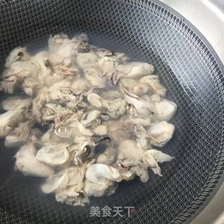 韭菜拌牡蛎的做法步骤：8