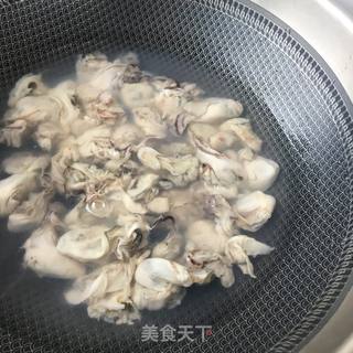 韭菜拌牡蛎的做法步骤:8