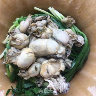 韭菜拌牡蛎的做法步骤:11