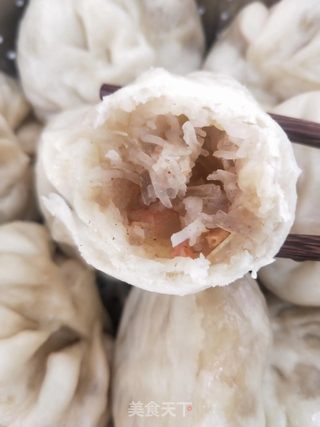 萝卜粉条素包子的做法步骤:12