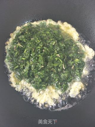 地菜摊鸡蛋的做法步骤:4