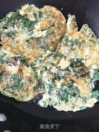 地菜摊鸡蛋的做法步骤:5
