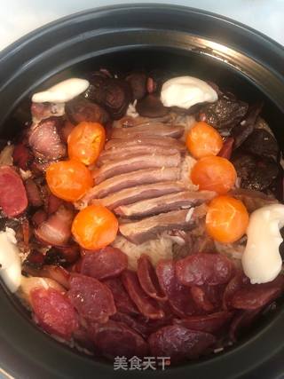 腊味煲仔饭的做法步骤:3