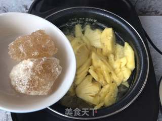 菠萝银耳羹的做法步骤:4