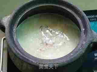 鱼腥草瘦肉粥的做法步骤:7