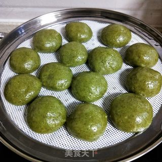 艾草青团的做法步骤:14