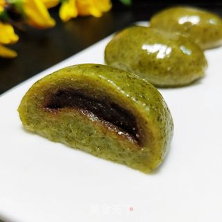 艾草青团的做法步骤:16