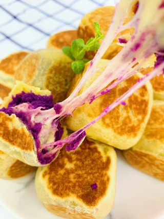 紫薯仙豆糕的做法步骤:7