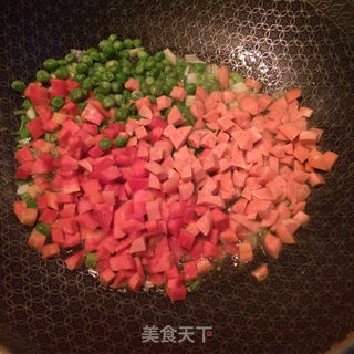 咖喱炒饭的做法步骤：3