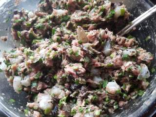 韭菜鲜虾猪肉饺的做法步骤:10