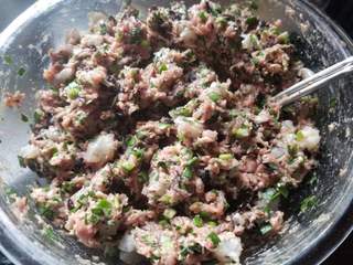 韭菜鲜虾猪肉饺的做法步骤:11