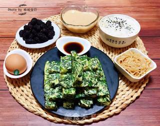 菠菜蒸蛋羹的做法步骤:15